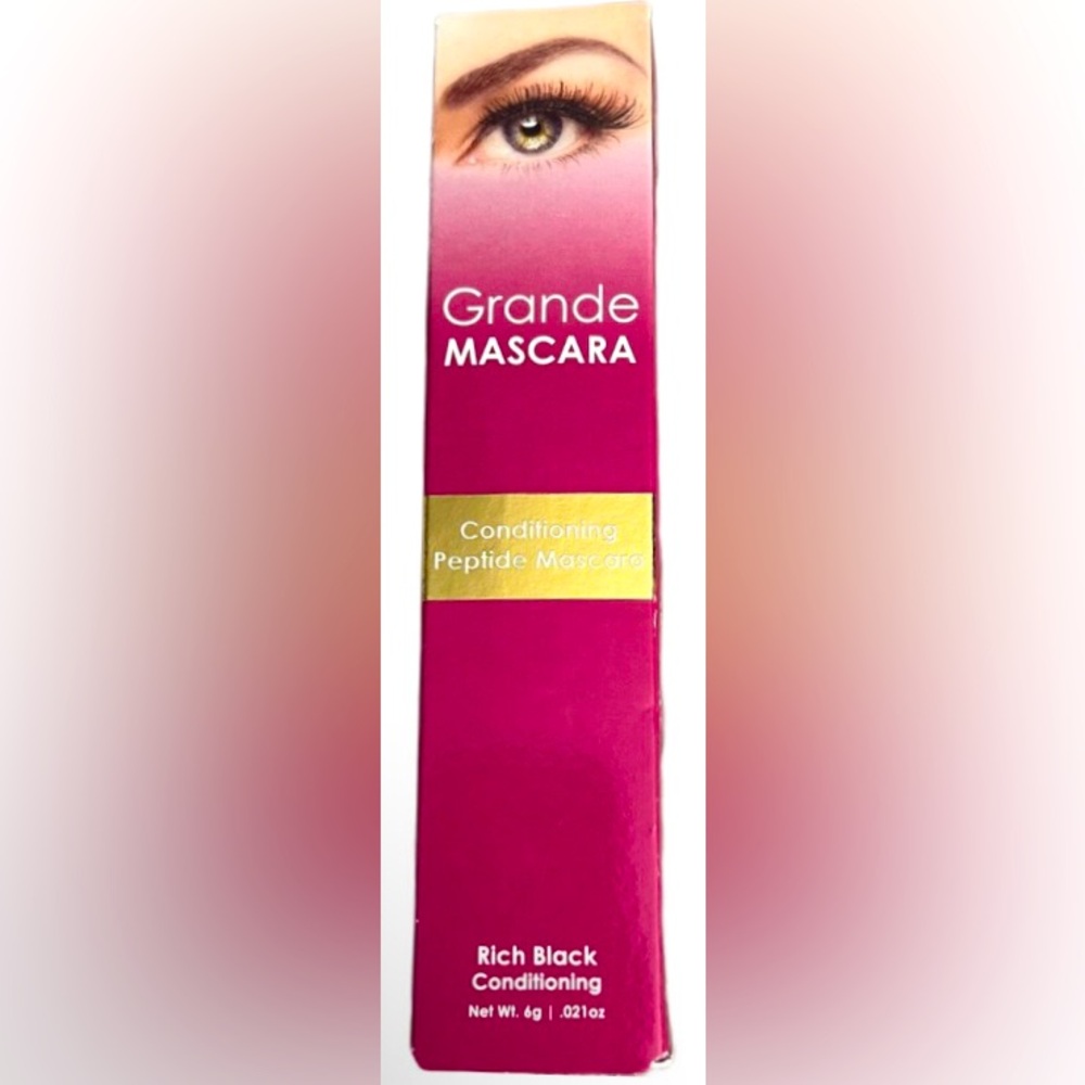 NIB Grande Mascara | Rich Black | Conditioning Peptide Mascara | Lash Extensions